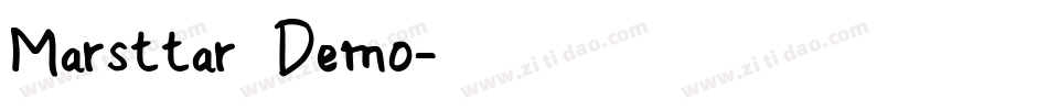 Marsttar  Demo字体转换